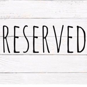 For Dana only. Do not buy